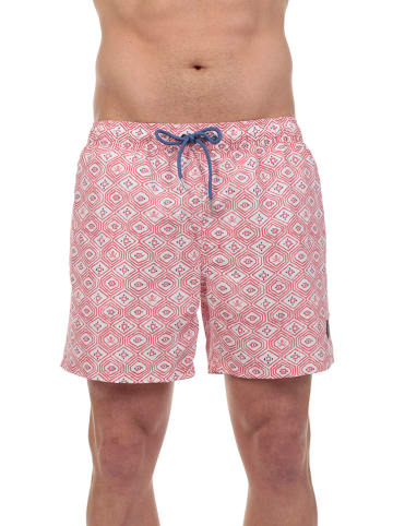 The Time of Bocha 3-delige set: zwemshorts blauw/lichtroze