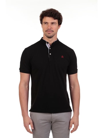 The Time of Bocha Poloshirt in Schwarz