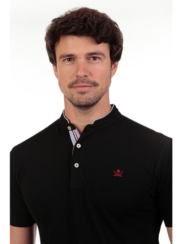 The Time of Bocha Poloshirt in Schwarz