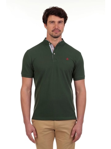 The Time of Bocha Poloshirt in Dunkelgrün