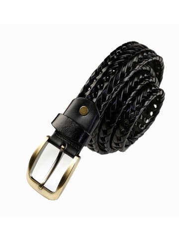 The Time of Bocha Leren riem zwart