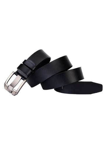 The Time of Bocha Leren riem zwart