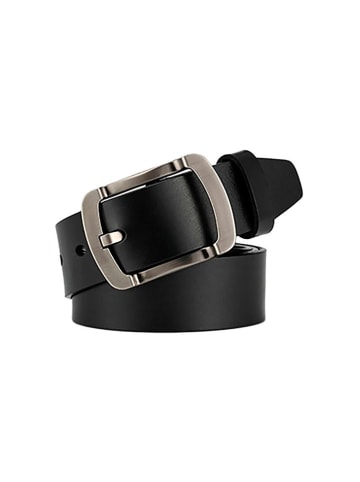 The Time of Bocha Leren riem zwart
