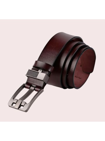 The Time of Bocha Leren riem donkerbruin