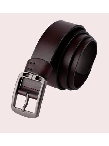 The Time of Bocha Leren riem donkerbruin