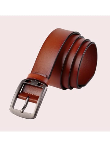 The Time of Bocha Leder-Gürtel in Cognac