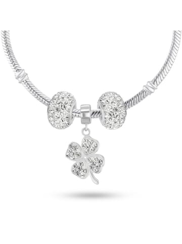 CHARM'S 3-delige set: zilveren beads en hanger