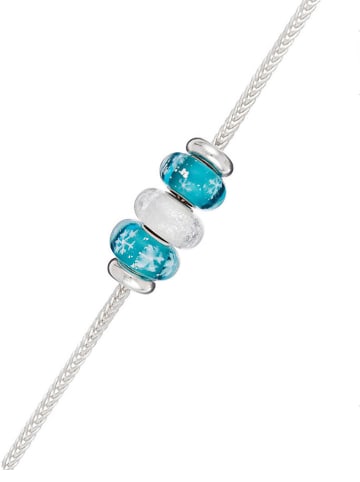 CHARM'S Srebrna bransoletka z charmsami