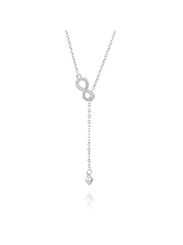 CHARM'S Silber-Halskette mit Schmuckelementen - (L)50 cm