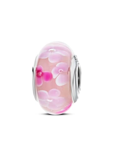 CHARM'S Zilveren bead met muranoglas