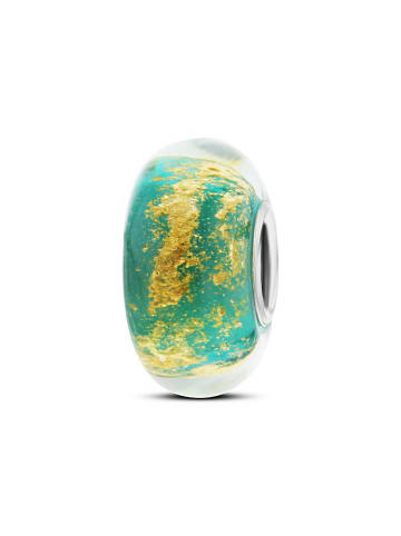 CHARM'S Silber-Bead mit Muranoglas