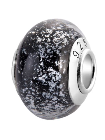 CHARM'S Zilveren bead met muranoglas