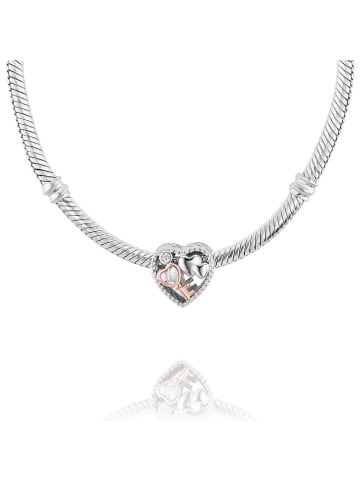 CHARM'S Rosévergold. Bead mit Edelsteinen