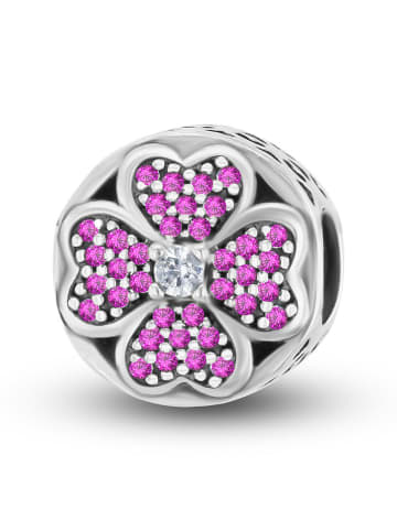 CHARM'S Silber-Bead mit Edelsteinen