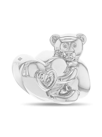 CHARM'S Silber-Bead mit Edelsteinen