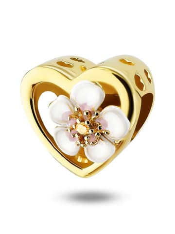 CHARM'S Vergold. Bead mit Edelsteinen