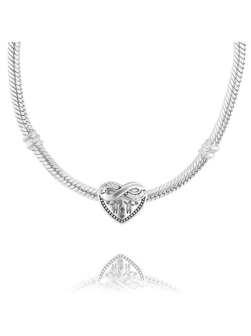 CHARM'S Silber-Bead mit Edelsteinen