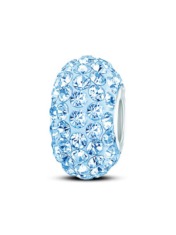 CHARM'S Silber-Bead mit Kristallen