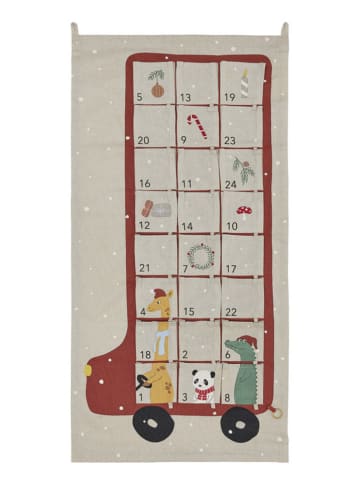 OYOY mini Adventskalender in Beige/ Bunt