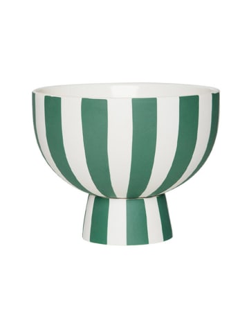 OYOY living design Miska w kolorze biało-zielonym - Ø 12,6 cm