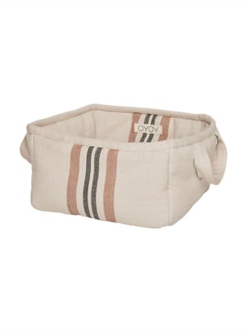 OYOY living design Brotkorb in Beige - (L)24 x (B)24 x (H)14 cm
