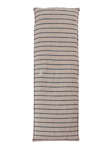 OYOY living design Kissenbezug "Kyoto" in Beige/ Schwarz - (L)124 x (B)40 cm