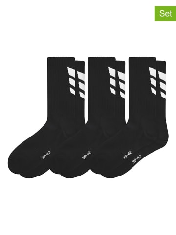 erima 3er-Set: Socken "Wings" in Schwarz