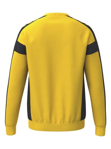 erima Sweatshirt "CMPT 3 Wings" in Gelb/ Schwarz
