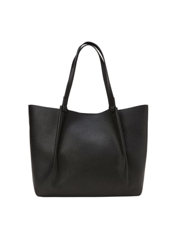 Marc O´Polo Leder-Shopper "Busin" in Schwarz - (B)39 x (H)28 x (T)11 cm