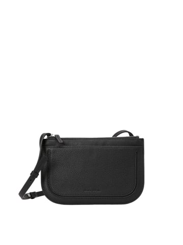 Marc O´Polo Leder-Umhängetasche "Fenja" in Schwarz - (B)21,5 x (H)14 x (T)2 cm