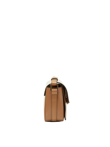 Marc O´Polo Leder-Umhängetasche "Thora" in Hellbraun - (B)24 x (H)17 x (T)9 cm