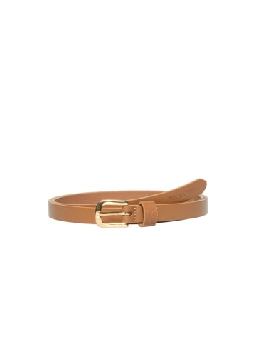 Marc O´Polo Leren riem "Tera" lichtbruin