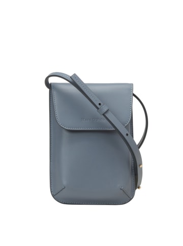 Marc O´Polo Leder-Handytasche "Amina" in Hellblau - (B)12 x (H)19 x (T)4 cm