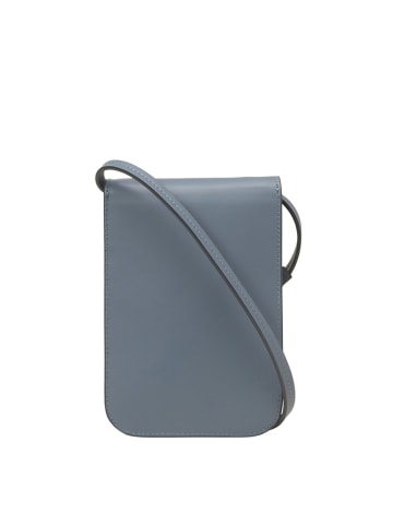 Marc O´Polo Leder-Handytasche "Amina" in Hellblau - (B)12 x (H)19 x (T)4 cm