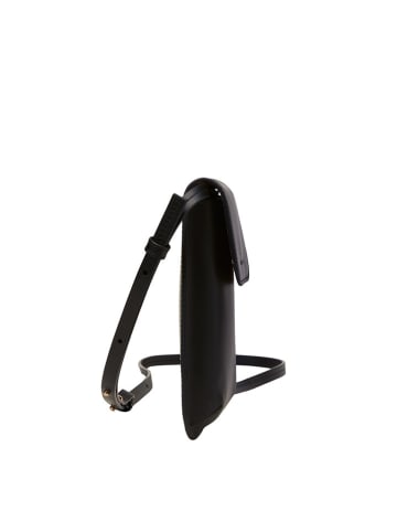 Marc O´Polo Leder-Handytasche "Amina" in Schwarz - (B)12 x (H)19 x (T)4 cm