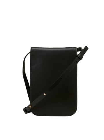 Marc O´Polo Leder-Handytasche "Amina" in Schwarz - (B)12 x (H)19 x (T)4 cm