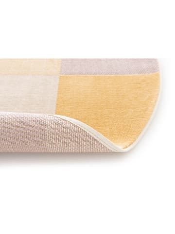 Rugs Essentials Dywan "Canvas" w kolorze beżowo-żółto-jasnoróżowym