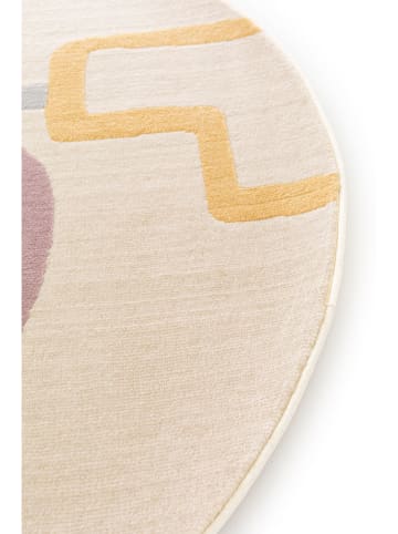 Rugs Essentials Kurzflor-Teppich ''Canvas'' in Beige/ Bunt