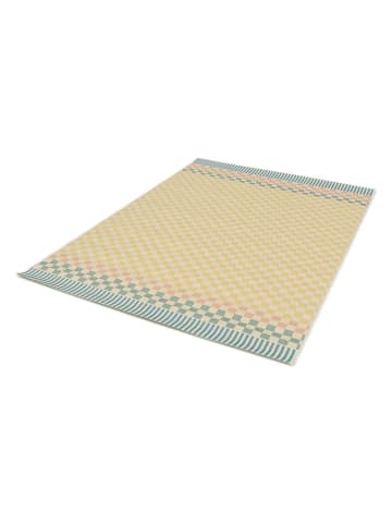 Rugs Essentials Dywan zewnętrzny "Star" w kolorze żółto-miętowym