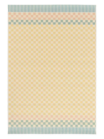 Rugs Essentials Dywan zewnętrzny "Star" w kolorze żółto-miętowym