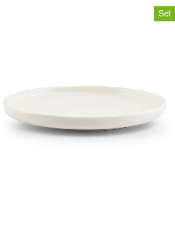 Salt and Pepper 4er-Set: Früstücksteller ''Nuo'' in Weiß - Ø 20,5 cm