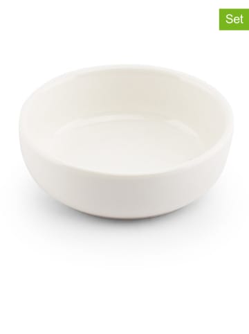 Salt and Pepper 4er-Set: Schalen ''Nuo'' in Weiß - (H)3 x Ø 9 cm