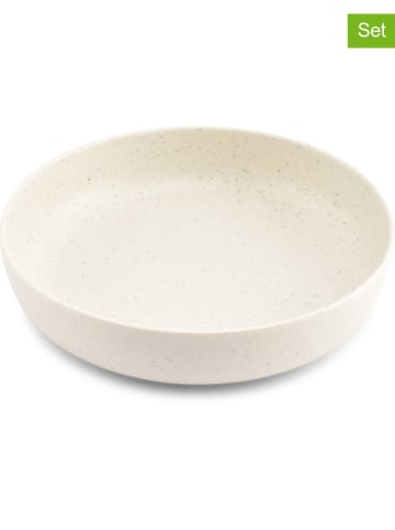 Salt and Pepper 6er-Set: Schalen ''Dot'' in Creme - (H)5 x Ø 19,5 cm