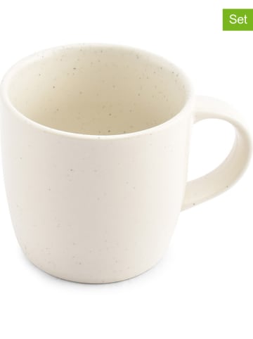 Salt and Pepper Kubki jumbo (6 szt.) "Dot" w kolorze kremowym - 360 ml