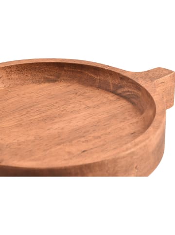 Salt and Pepper Taca "Chop" w kolorze brązowym - wys. 3,5 x Ø 20 cm