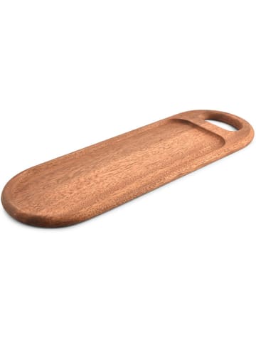 Salt and Pepper Servierbrett ''Chop'' in Braun - (B)48 x (H)1,5 x (T)16 cm