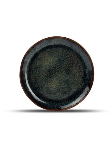 Salt and Pepper Talerze (4 szt.) "Mielo" w kolorze czarno-zielonym na pieczywo - Ø 15,5 cm