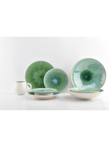 Salt and Pepper 4er-Set: Brotteller ''Eclipse'' in Türkis - Ø 18 cm