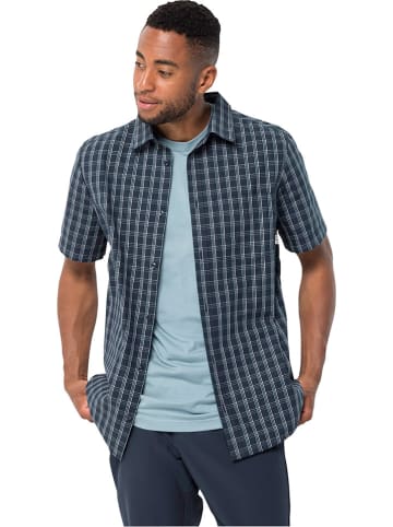 Jack Wolfskin Koszula "Hot Springs" - Regular fit - w kolorze granatowym