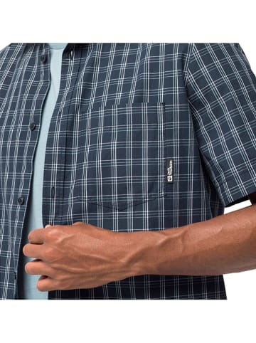 Jack Wolfskin Koszula "Hot Springs" - Regular fit - w kolorze granatowym